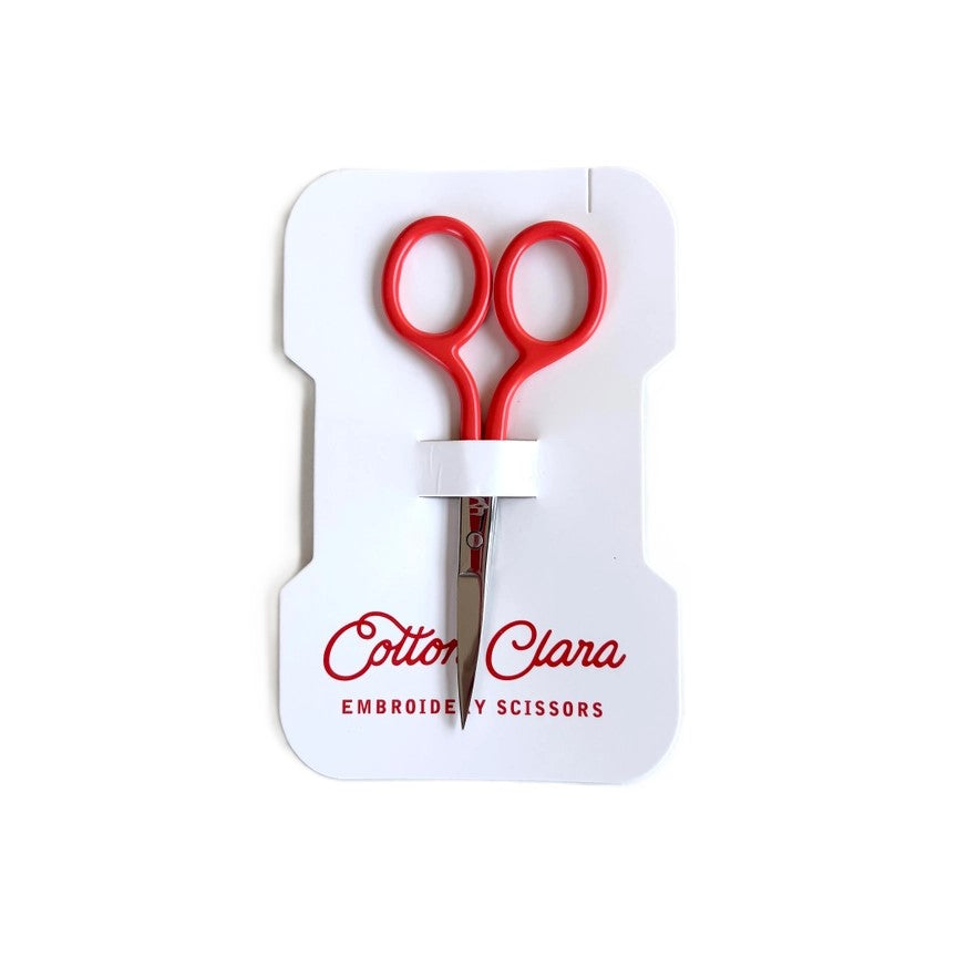 Embroidery Scissors - Poppy Red