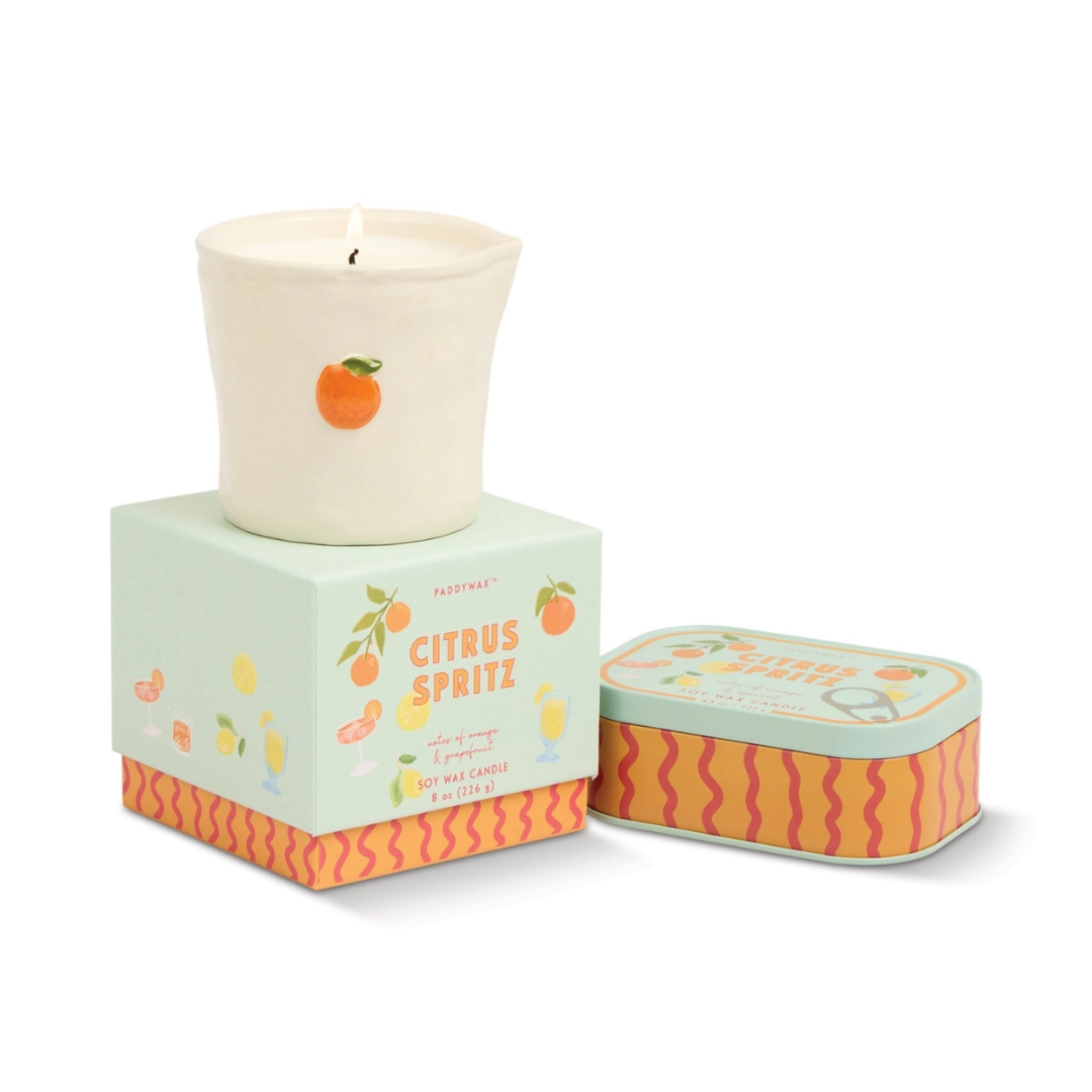 Bistro Candle - Orange (Citrus Spritz)