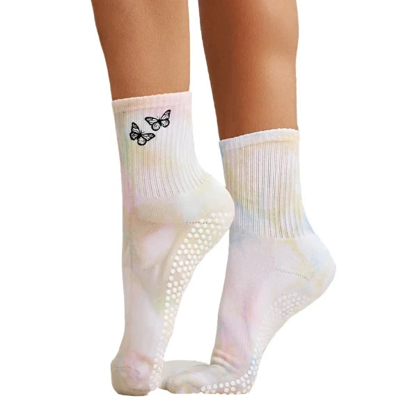 Crew Grip Socks - Social Butterfly