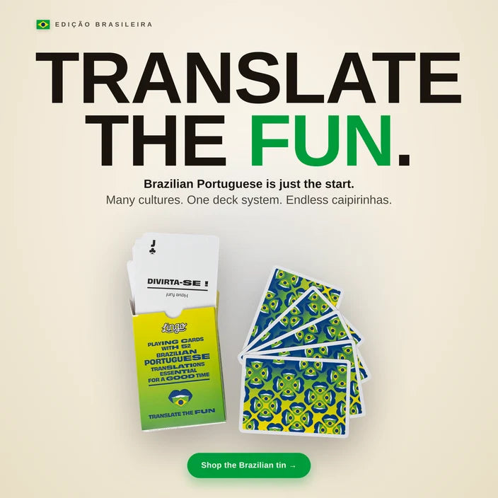 Brazilian Playing Cards in Wayfarer Tin