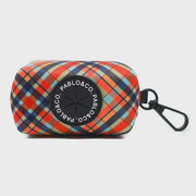 Dog Poop Bag Holder - Tartan