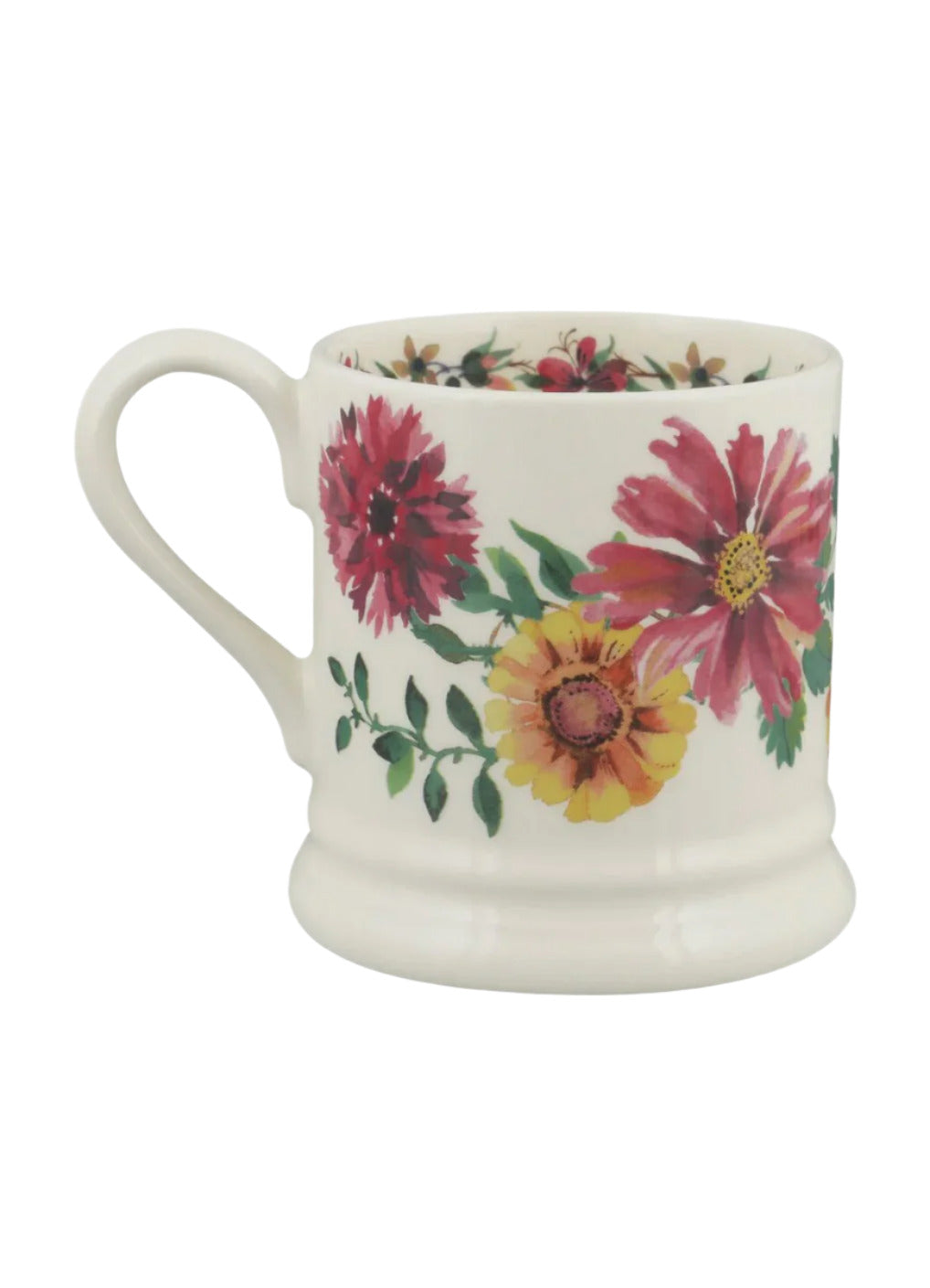 Half Pint Mug - Garden Flowers Mum