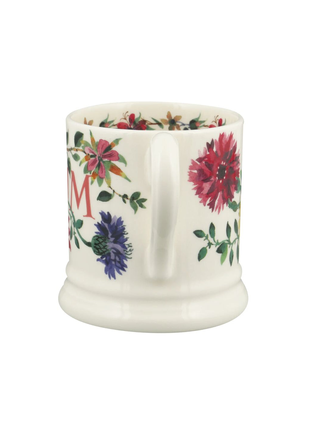 Half Pint Mug - Garden Flowers Mum