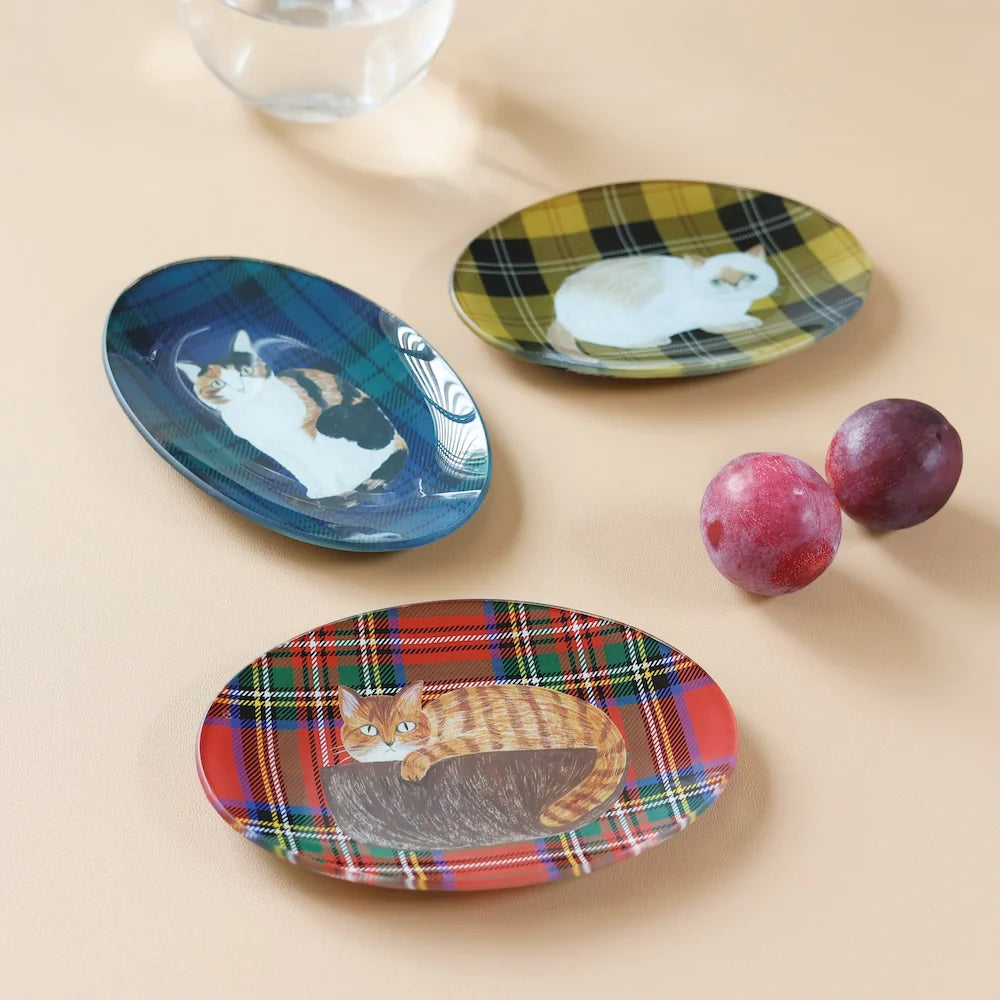 Matsuo Miyuki Glass Oval Plate - Hacu