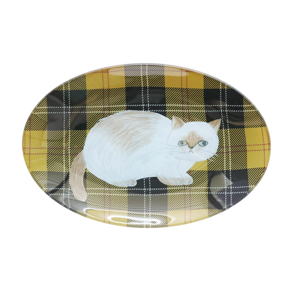 Matsuo Miyuki Glass Oval Plate - Hacu