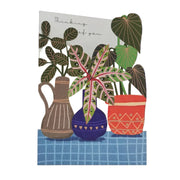 Cut Art Card - Thinking of You Houseplants