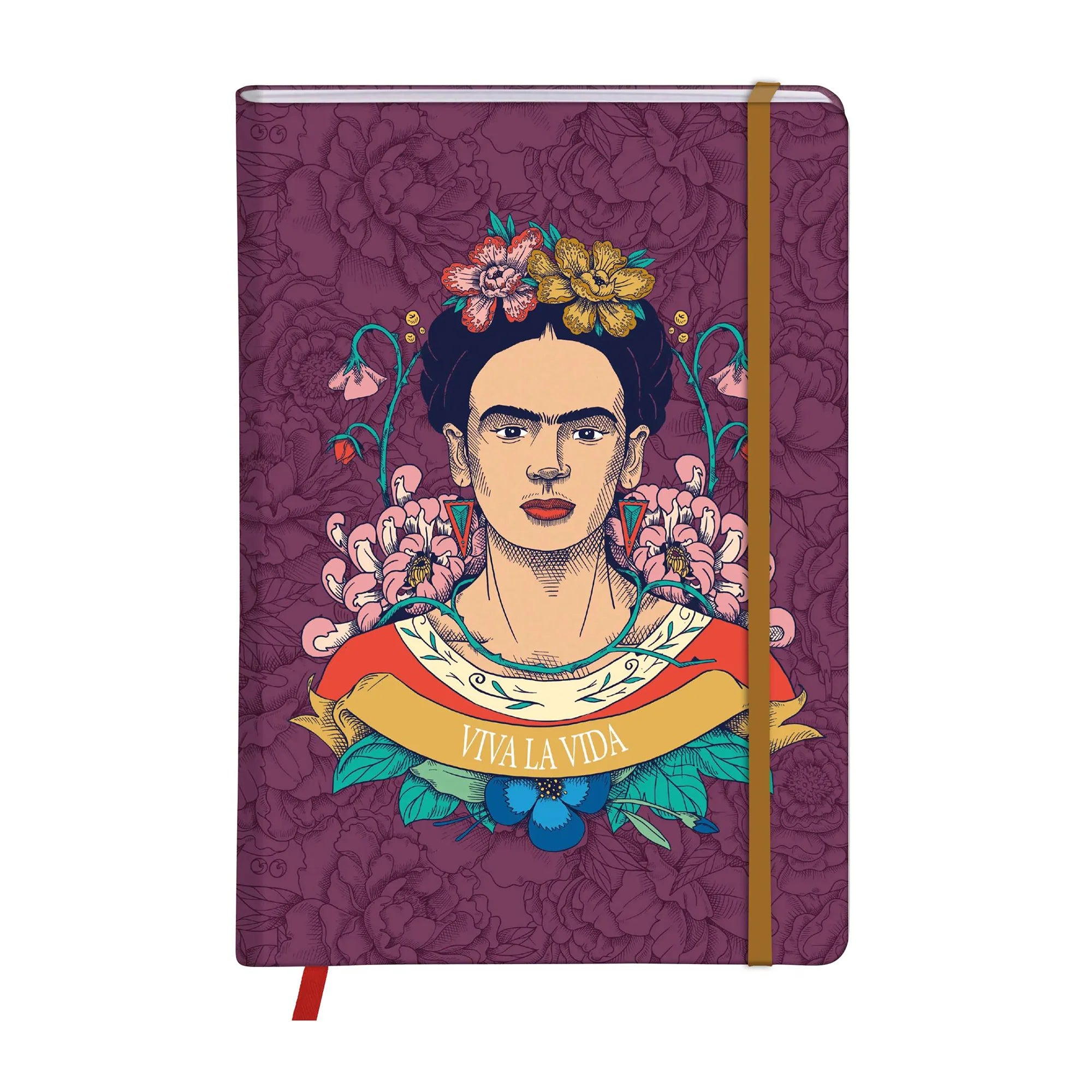 Hardcover Lined Notebook A5 - Frida Kahlo