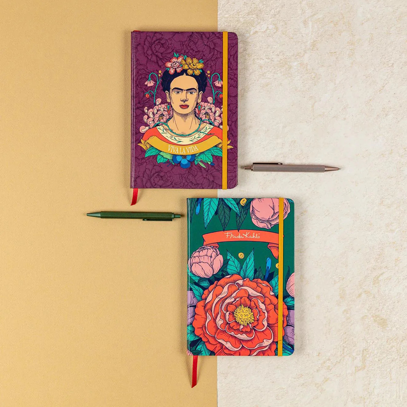 Hardcover Lined Notebook A5 - Frida Kahlo