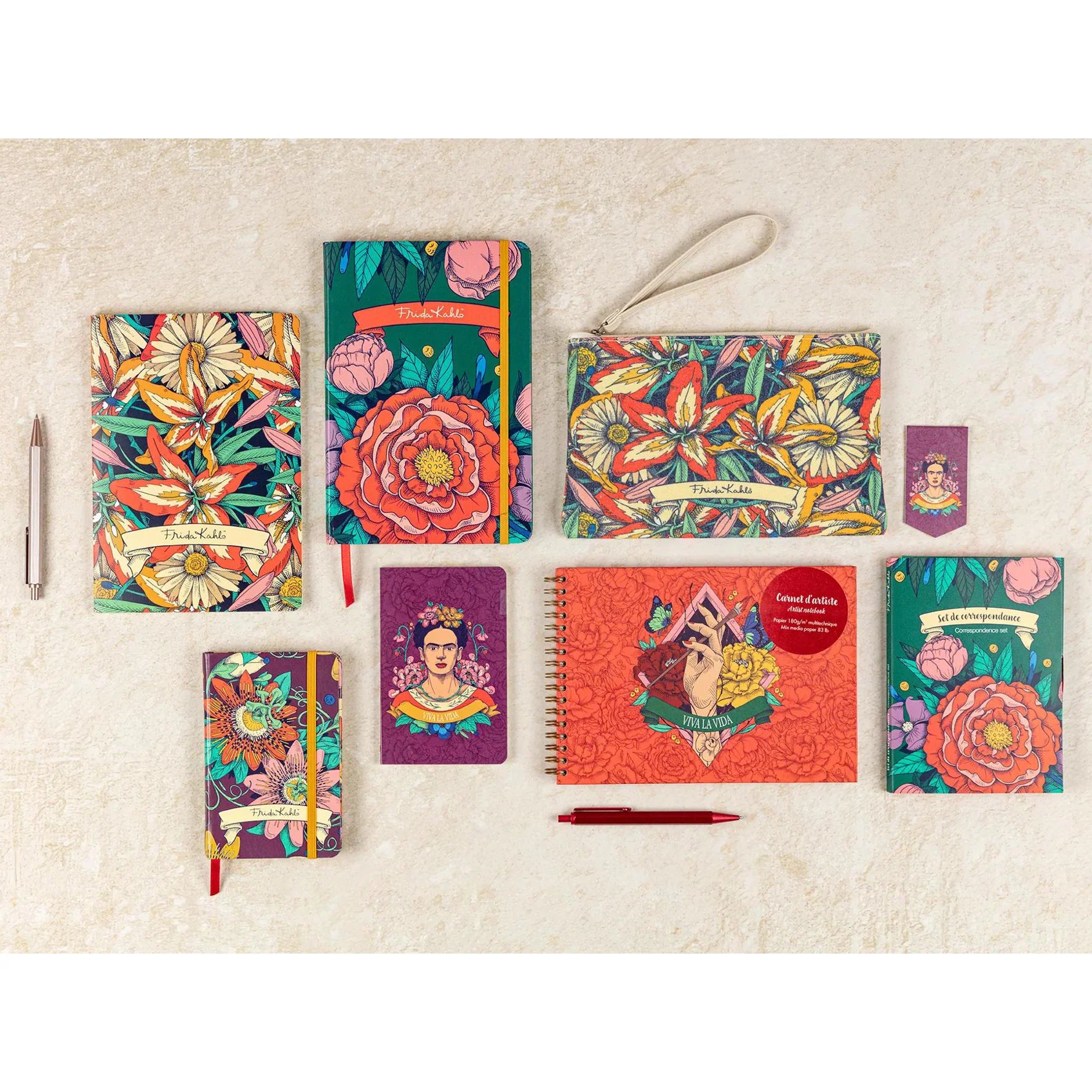 Hardcover Lined Notebook A5 - Frida Kahlo