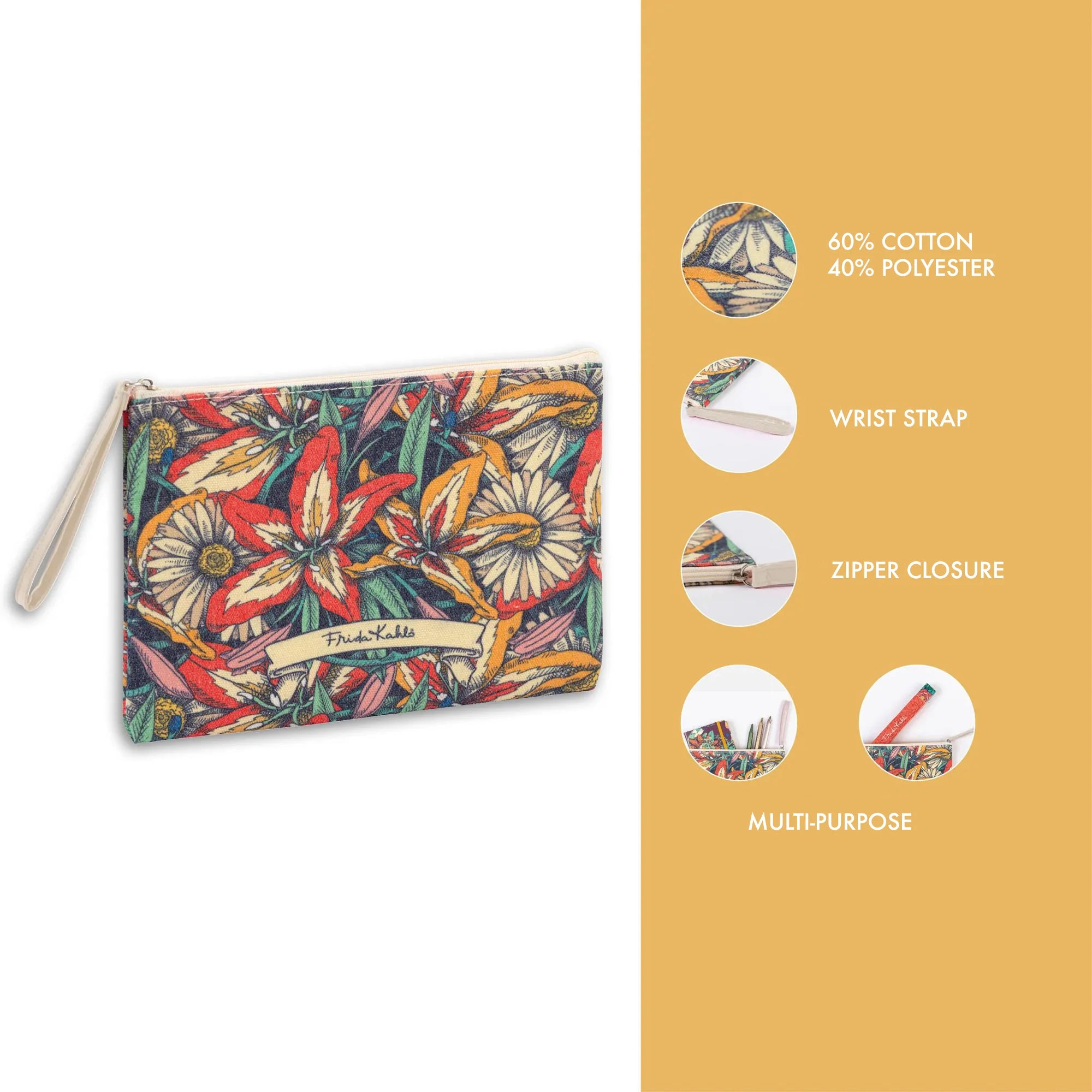 Flat Pouch - Frida Kahlo