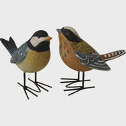 Yellow Breast Birds - Set of 2