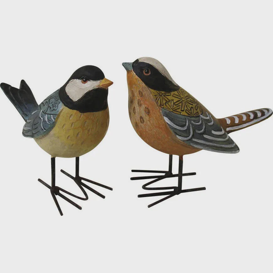 Yellow Breast Birds - Set of 2