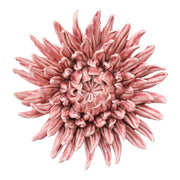 Ceramic Flower Chrysanthemum - Pink