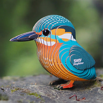 3D Cardboard Model Kit - Kingfisher