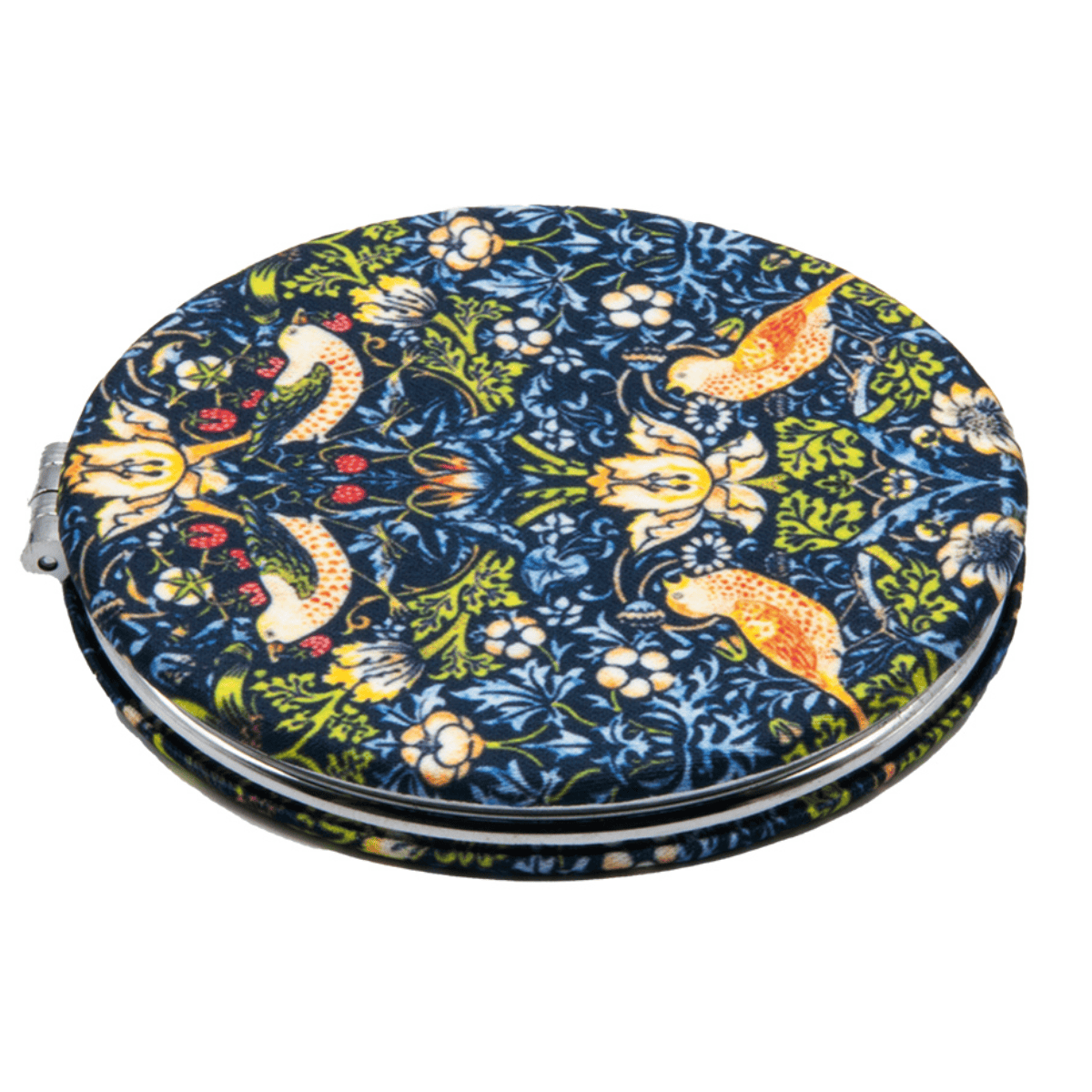 Fridolin Pocket Mirror - William Morris, Strawberry Thief