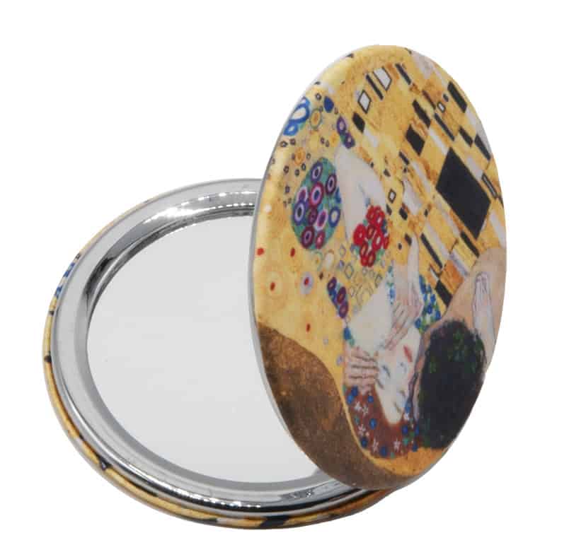 Fridolin Pocket Mirror - Klimt, The Kiss