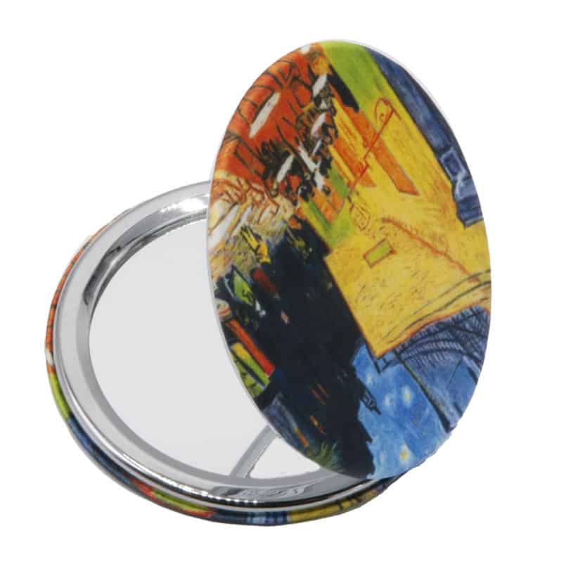 Art Pocket Mirror - Van Gogh, Cafe De Nuit