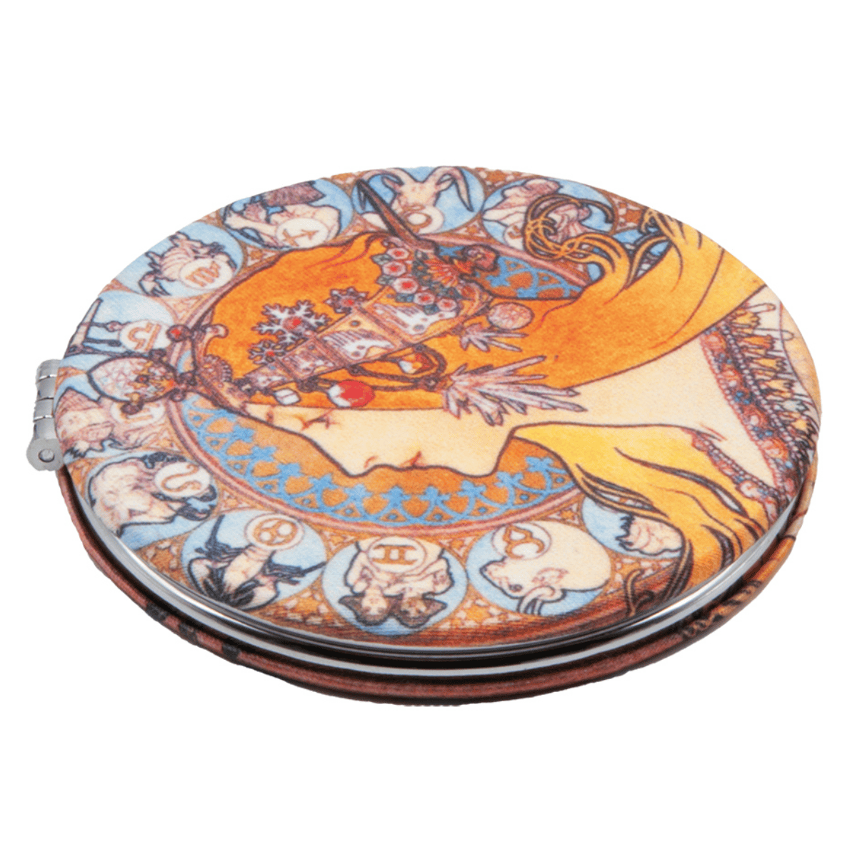 Fridolin Pocket Mirror - Art Nouveau, Zodiac