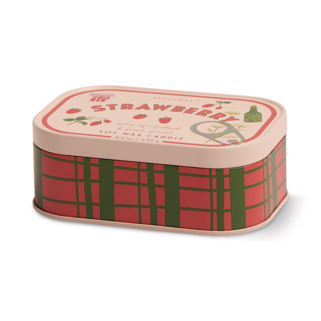 Bistro Tin Candle - Strawberry
