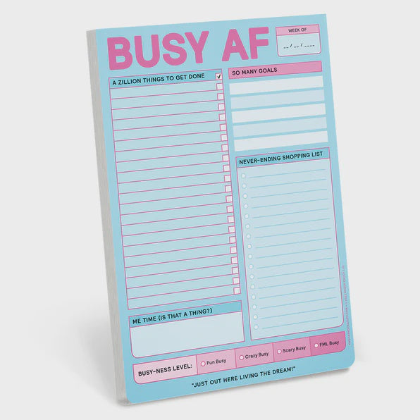 Busy Af - Note Pad