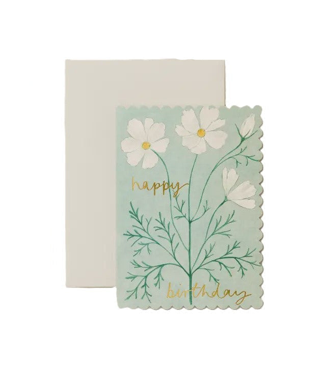 Cosmos Happy Birthday Card