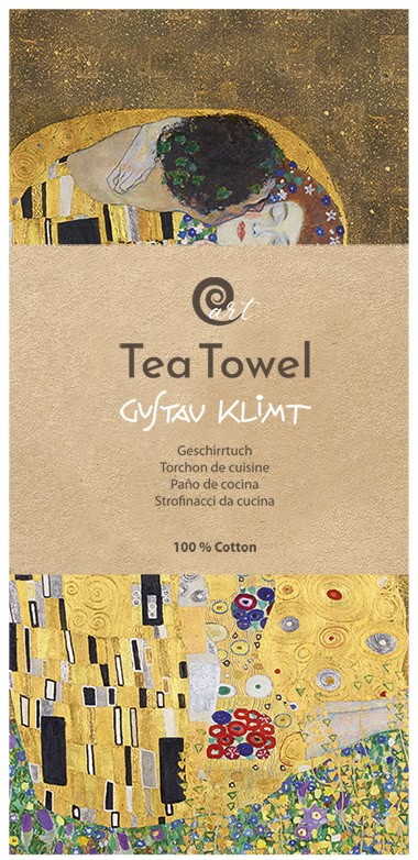 Art Tea Towel - The Kiss
