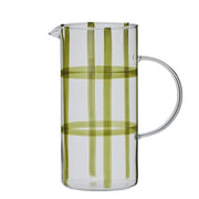 Max Glass Jug - Clear/Olive