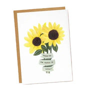 Thank You Sunflowers Card