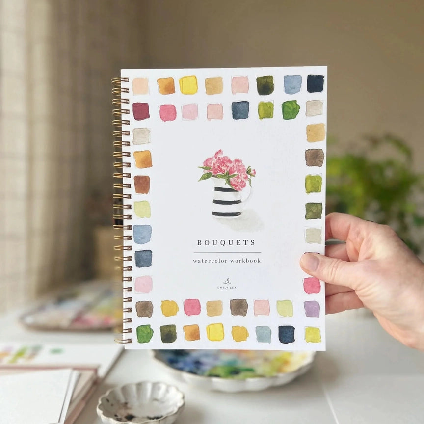 Watercolour Workbook - Bouquets