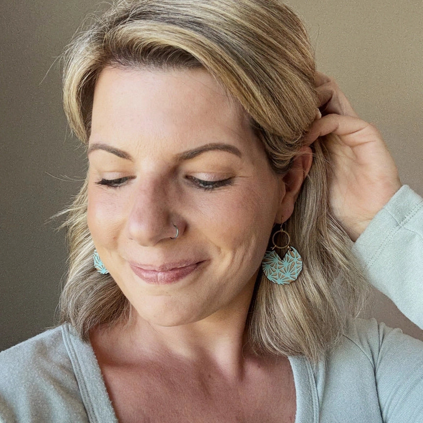 Kleya Drop Earrings - Lake