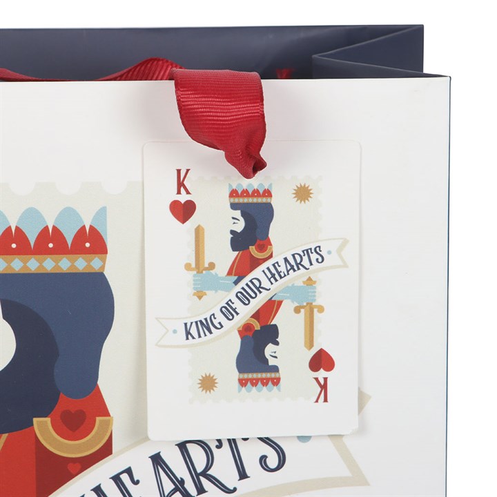Gift Bag 23cm - King Of Our Hearts