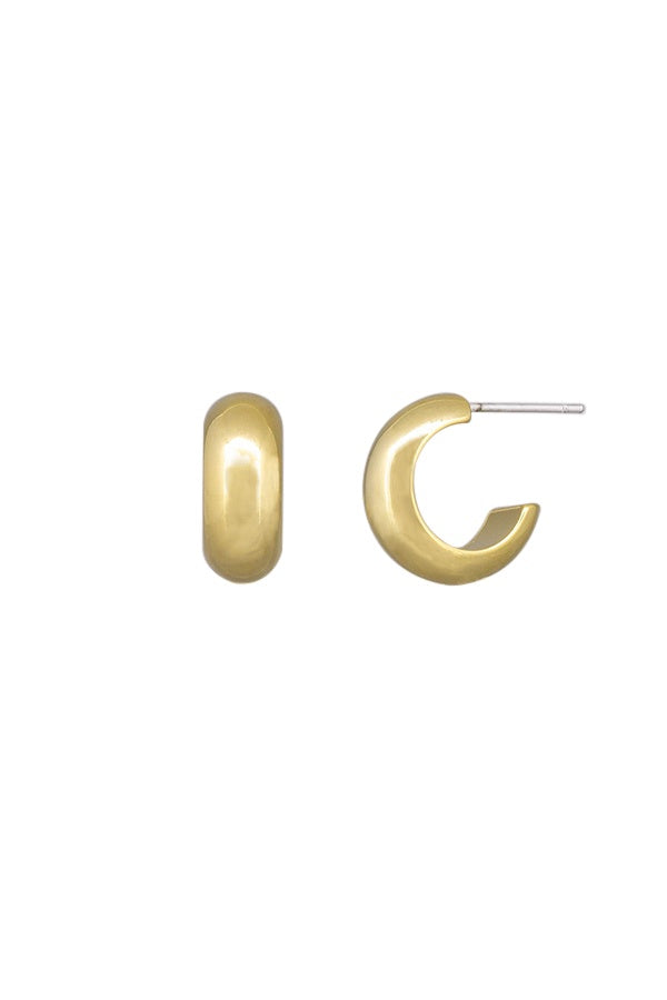 Nina Hoop Earrings - Gold