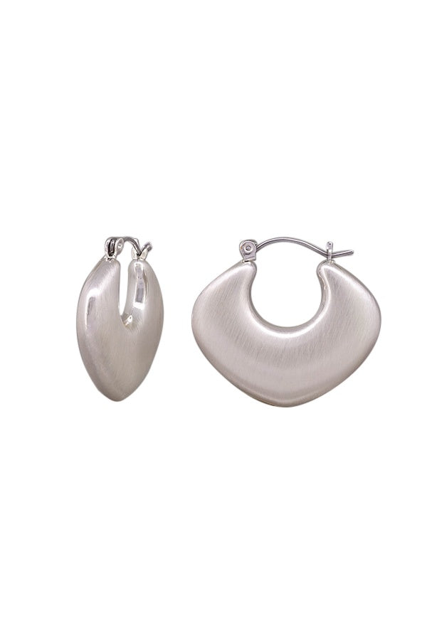 Alani Hoop Earrings - Silver