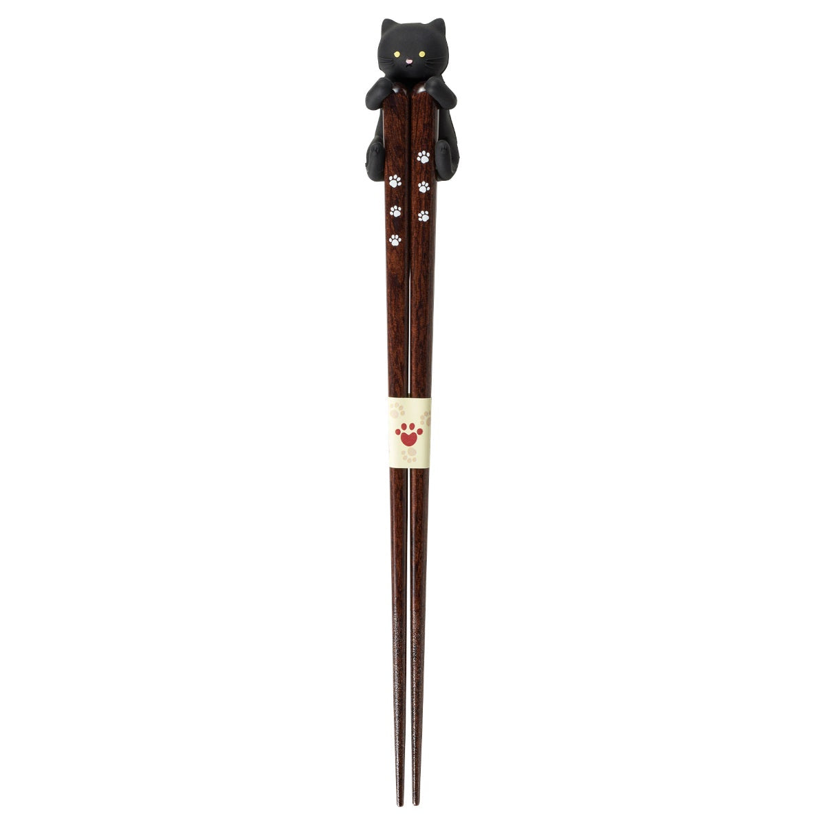 Chopsticks with Cat Holder - Black Cat