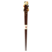 Chopsticks with Cat Holder - Tortoiseshell Cat