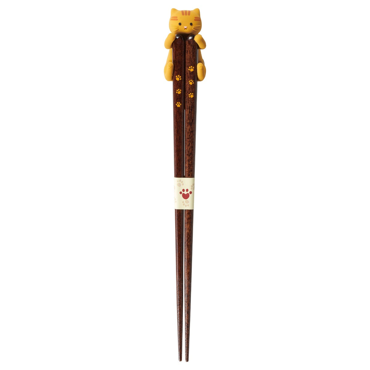 Chopsticks with Cat Holder - Ginger Cat