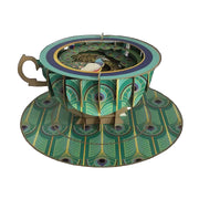 Cup Of Tea Peacock Pop Up Card