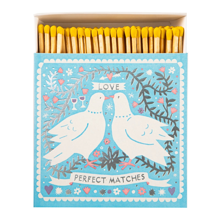 Square Matchbox - Dove Perfect