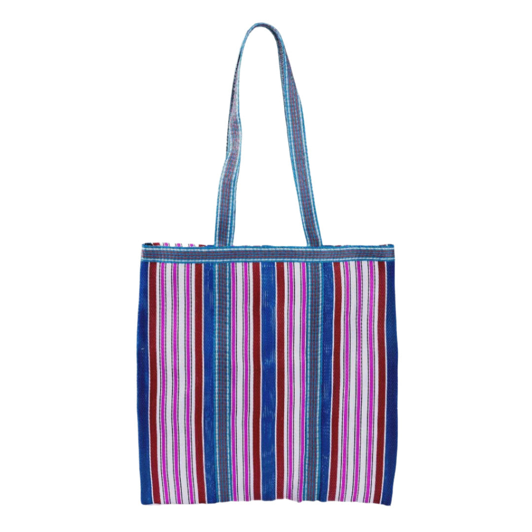 Tote Bag - Monaco Pink Raspberry Navy