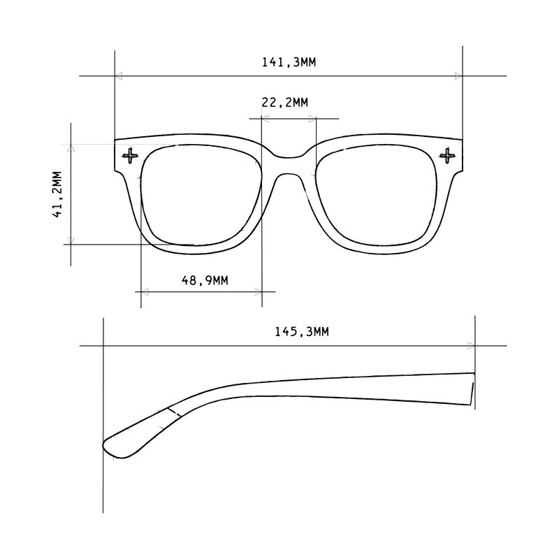 Okkia Sunglasses - Giovanni Translucent Grey