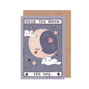 Over the Moon Card