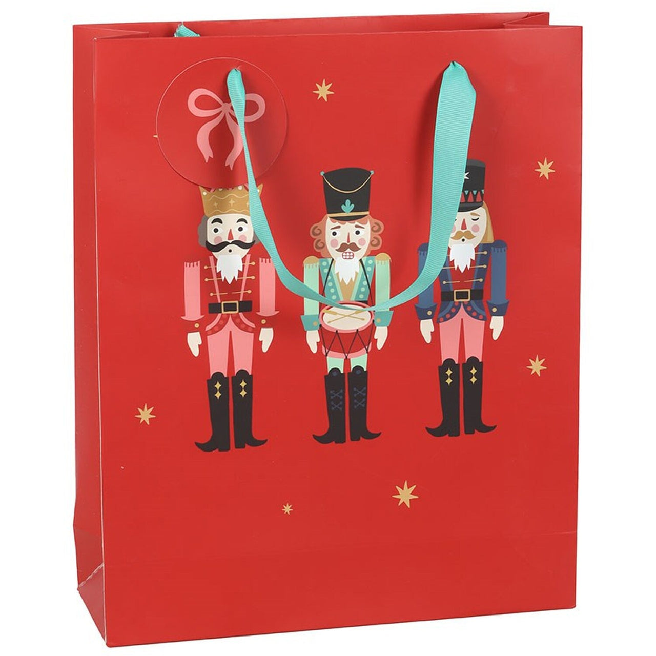 Gift Bag 33cm - Nutcracker Red