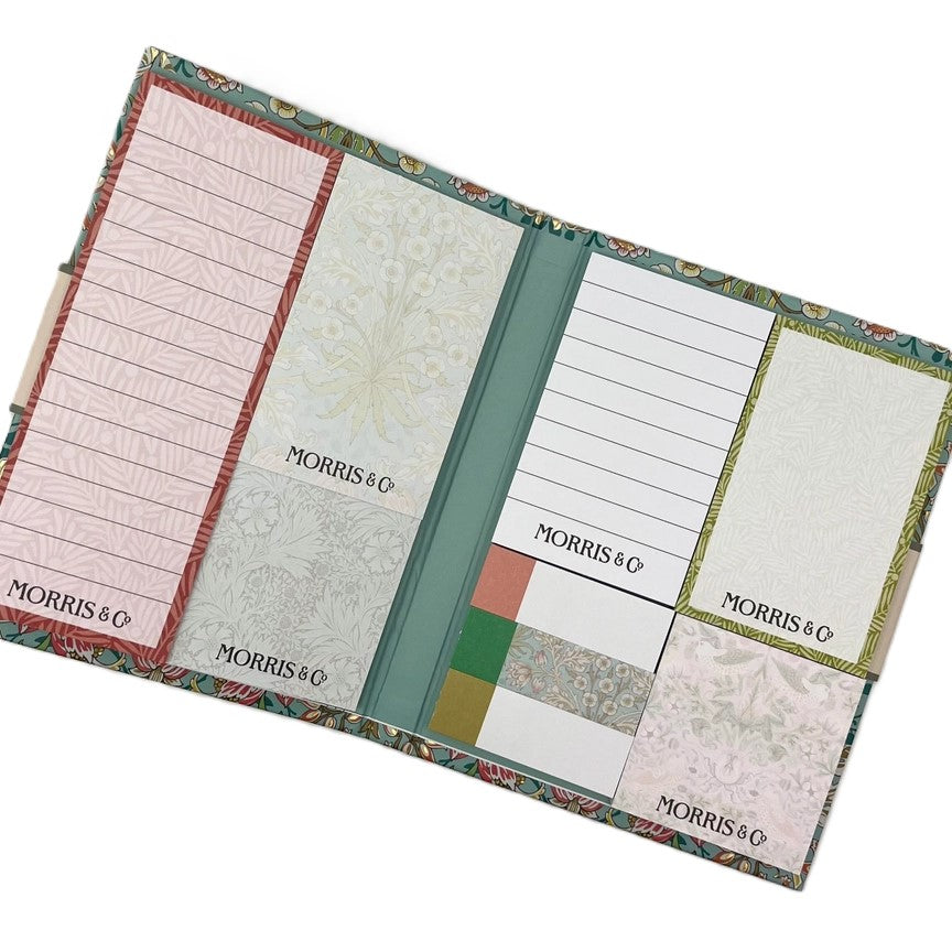 Assorted Sticky Notes Folder - William Morris