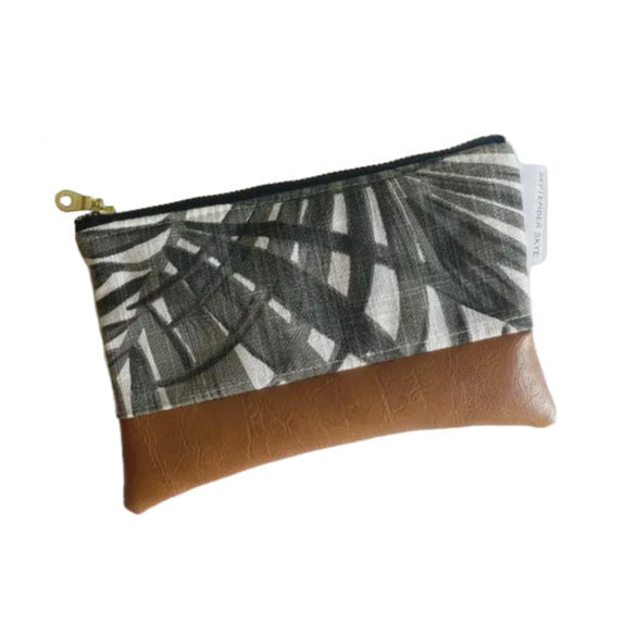 Cotton Coin Purse - Dark Fern