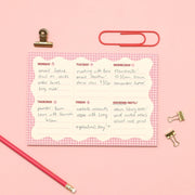 A5 Notepad - Wiggle Weekly Planner