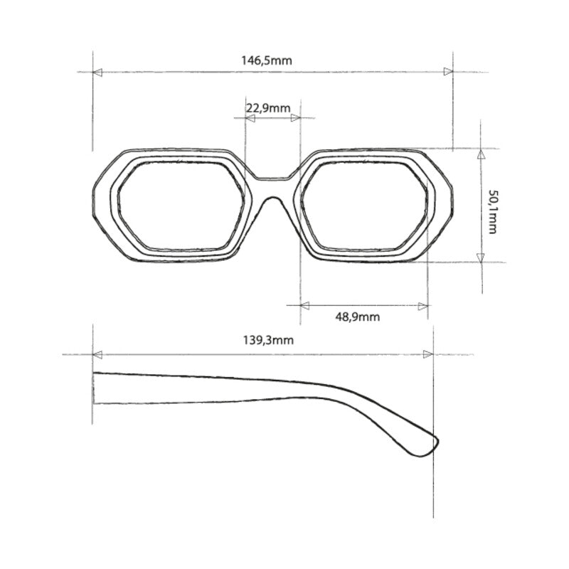Okkia Sunglasses - Andrea Pink Havana