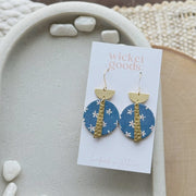Crest Drop Earrings - Trillium