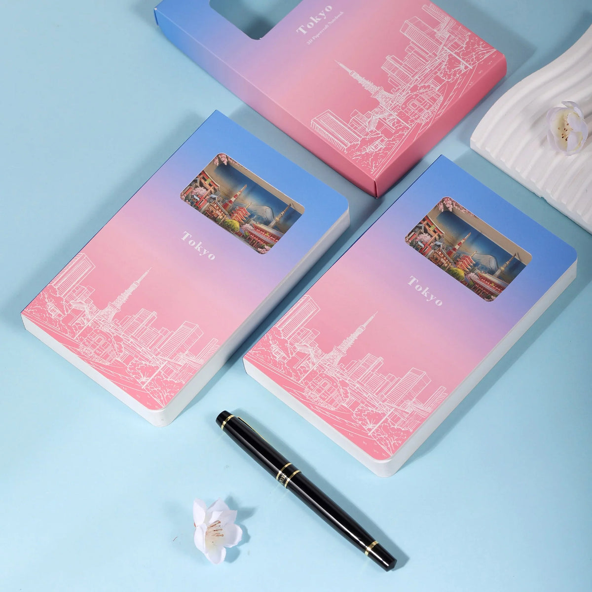 3D Paper Art Notebook - Tokyo