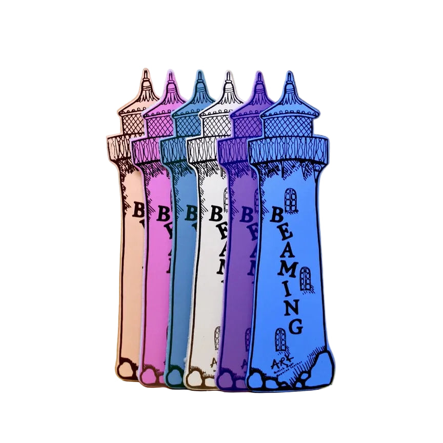 Lighthouse Bookmark - Cream