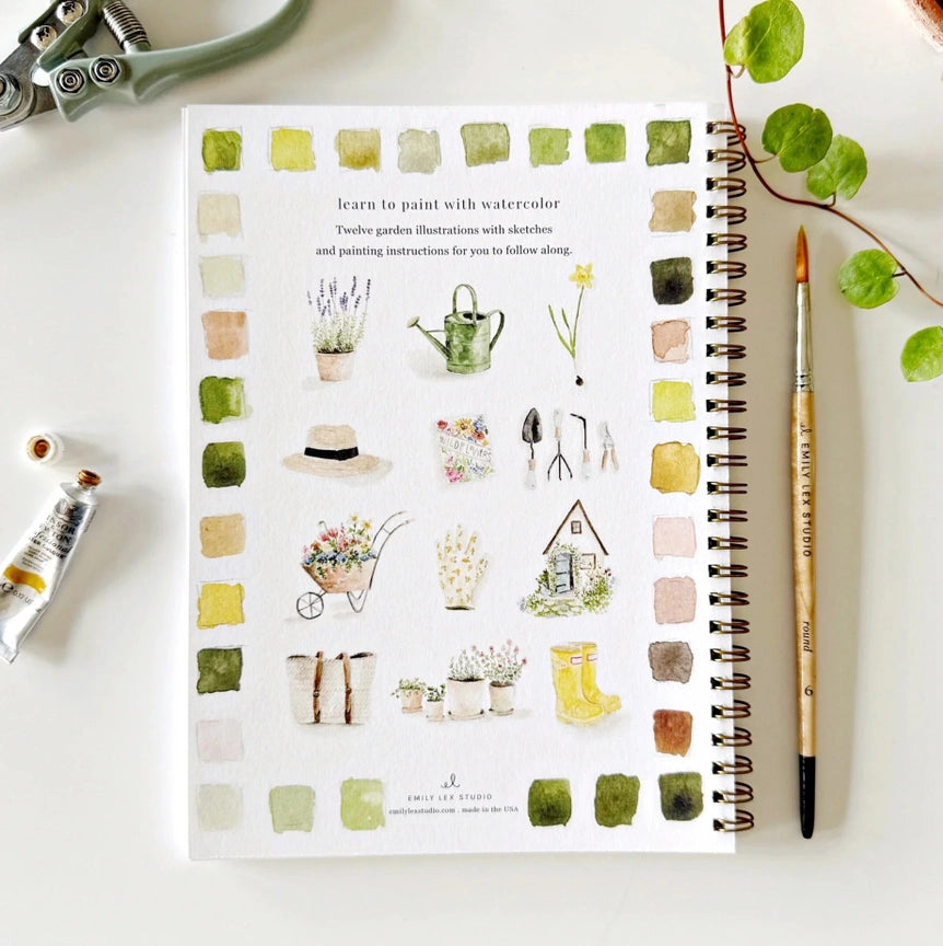 Watercolour Workbook - Garden